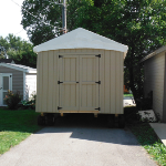 10x20 Gable 7' SIdes Ramps St. Charles Illinois #1